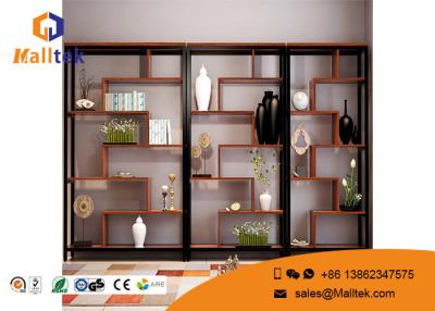 China Industrial Wooden Retail Display Shelves Wood Frame Modern Design For Book Display for sale