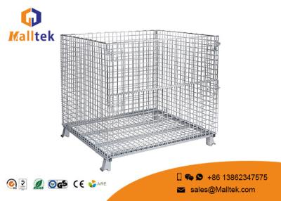China Heavy Duty Wire Mesh Storage Cages Customized Galvanized Saving Space for sale