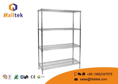 China Metal Multiple Tier Wire Rack Shelving Heavy Duty Adjustable Wire Shelving for sale