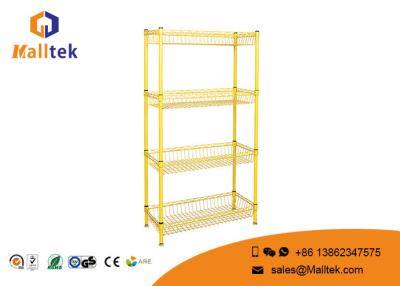 China Multi - Function Wire Rack Shelving Stainless Steel Wire Shelves High Loading Capacity for sale