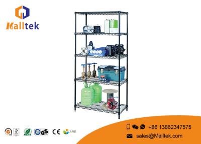 China 5 Tier Wire Rack Storage Shelves Chrome Plating Easy Dismantle For Kitchenware for sale
