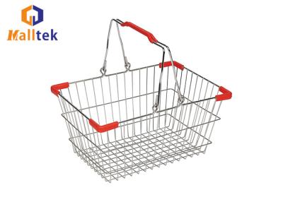 China Durable Metal Supermarket Wire Shopping Basket For Boutique With Long Life for sale