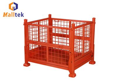 China Powder Coated Warehouse 1000kg stackable steel pallets for sale