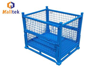 China Transport Storage Steel Wire Stacking Mesh Pallet Cages for sale