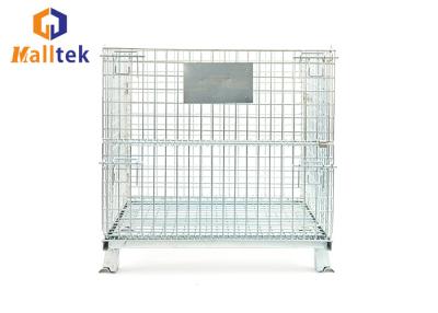 China Zinc Plated 1500kgs Warehouse Wire Mesh Storage Cages for sale