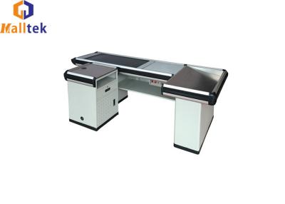 China Ergonomic Electric Stainless Steel Cash Counter For Supermarket for sale