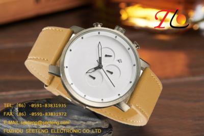 China A simple and fashion style sprots watches men watches with PU leather band. for sale