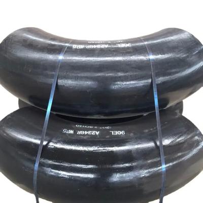 中国 P235TR2   Pipe Tubes Fitting 90 Degree Black Paint Seamless  ( 1.0255 )Carbon Steel Elbow Butt Stainless Welded Elbow Lo 販売のため
