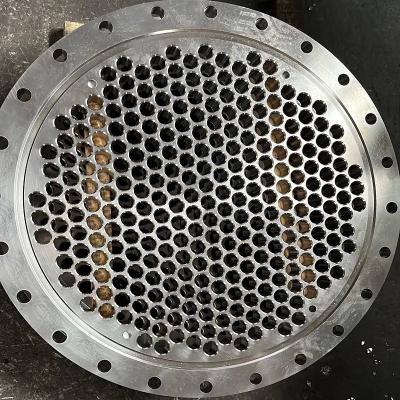 China X6CrNiTiB18-10 CNC Machining Heat Exchanger Duplex Stainless Steel Hole Flange Tube Sheet Flange 1.4941 FLANGES for sale