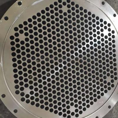 China SPECIAL FLANGE TUBE SHEET FOR HEAT EXCHANGERS Ø1270 mm Thickness 148 mm Material A182 F316L for sale