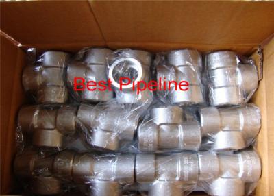 China 1.4571 Forged Stainless Steel Pipe Fittings 4 Inch Pipe Coupling / Tee Coupling for sale