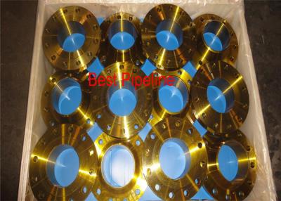 China ASA /ANSI /ASME Lap Joint Flange , Flat Face Weld Neck Flange Round Plate Device for sale
