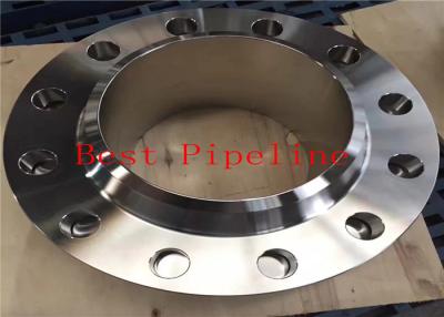China 300LBS Pressure Forged Steel Tank Flanges , Flat Face Weld Neck Flange DIN 2642 TS 814/2 for sale