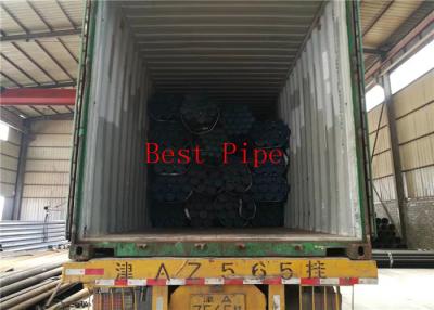 China Solid Material Alloy Steel Seamless Pipes TEVI SUDATE DIN INOX Black Painting Coated for sale