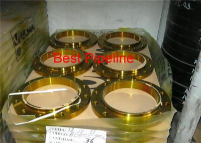 China 300LBS Pressure Flat Face Weld Neck Flange , Weld Neck Pipe Flanges Long Lifetime for sale