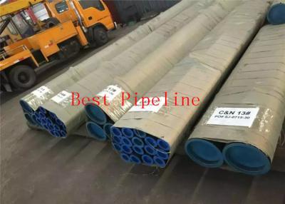 China Sección redonda inconsútil de alta presión del grado P1 P2 P5 P11 P12 P22 de la tubería de acero ASTM A335 en venta