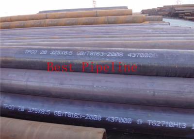 China Round Section Duplex Steel Pipe Welded Railing EN 10305-3 / EN 10219 S 235 for sale