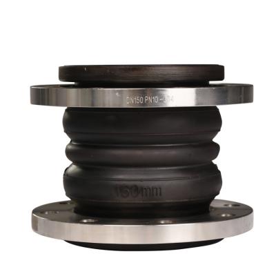 China double sphere flexible joint   SS304 flange rubber expansion joint for sale