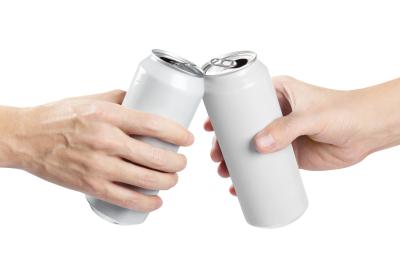 China Las latas de aluminio vacías del casquillo de B64 CDL, carbonataron la bebida las latas de aluminio de 12 onzas en venta
