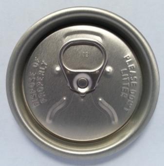 China Easy Open Coca Cola Can Lid Soda Can Cap Lids 202 206 200 With QR Code Ring for sale