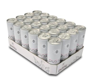 중국 오프셋 인쇄 알루미늄 음료 깡통 에너지 음료 0.21 - 0.25mm 벽 간격 판매용