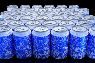 China Custom Printed 473ml Oem Aluminum Tin Cans 157mm Height for sale