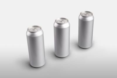 China Stubby Slim Sleek Empty Aluminum Beverage Cans Recycling Material 500ml for sale