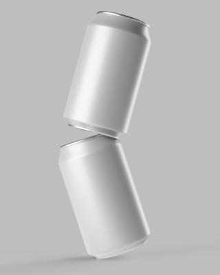 China Latas de aluminio en blanco vacías de la bebida de encargo de 12oz 355ml en venta