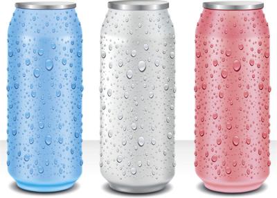 China Latas de bebida de alumínio feitas sob encomenda da etiqueta 8.4oz 250ml da luva à venda