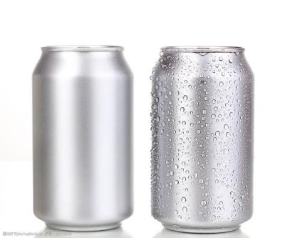 China 40HC Round Aluminum 12 Oz Brite Cans 355ml For Bulk Beer for sale
