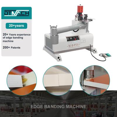 China DTMACH aluminum honeycomb panel abs pur kdt manual edgebander woodworking machinery auto curve edge banding machine pur cabinet for sale