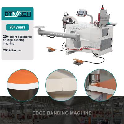 China KN-700-3 furniture pvc curved edgebander automatic woodworking curve edge bander edge banding machine curve and straight wood for sale