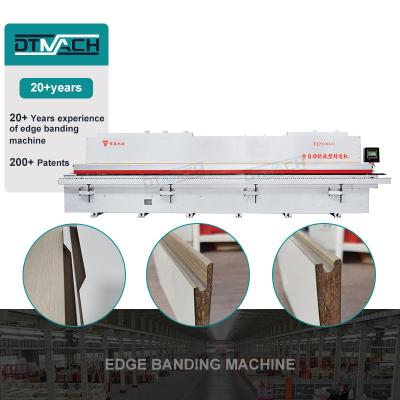 China DTMACH F371 j/c tape edge banding machine wood pur hot melt edge banding machine end cutting edge banding machine for sale
