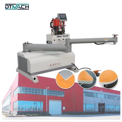 China DTMACH pvc wood veneer furniture high speed woodworking pur eva glue edge banding machine with laser docking for sale
