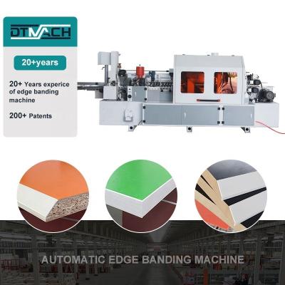 China DTMACH holz Moebel Automatische Kantenanleimmaschine 45 edgebander trimmer full automatic edge banding machine for sale
