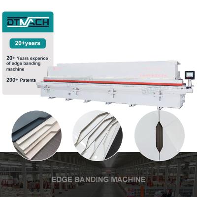 China DTMACH F371  professional mdf edge banding machine and cutting woodworking machine fully pvc auto edge banding for sale