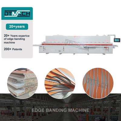 China DTMACH JC-500 edging machine pvc wood edge banding machine with pre milling j shape pur edge banding machine for sale
