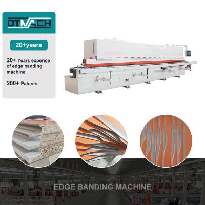 China DTMACH JC-500 semi automatic wood pvc edge banding machine plywood making machine edge banding machine for sale