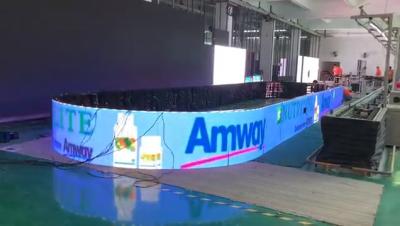 China Customized Shape P2mm Creative LED Display 240x120mm Flexible Led Screen for sale