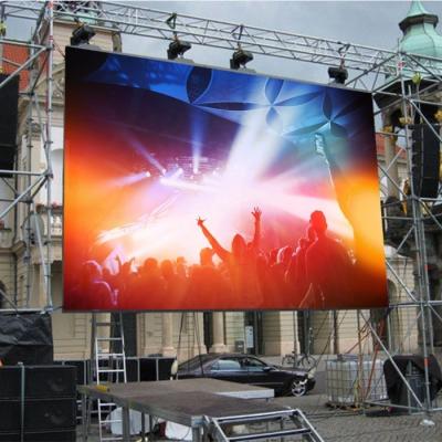 China 3840Hz p4.81 Large Outdoor Led Display Screens For Advertising Light Weight for sale