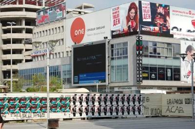 China 10000nits High Brightness Outdoor Advertising Billboard LED screen 960x960mm for sale