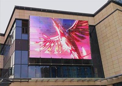 China High Transparency P15.625 Outdoor Led Curtain Display For Media Facade Advertising for sale