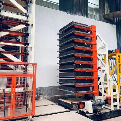 Chine Bloc solide complètement automatique faisant à machine 5.8m l'usine automatique de brique plaçant deux fois le système à vendre