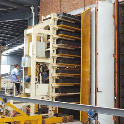 중국 기계 벽돌 로딩과 언로딩 시스템에서 설정하는 50KW 공동 블럭 판매용