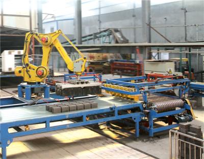 China Robô do empilhador do tijolo da estufa giratória para a máquina de empilhamento automática do robô da planta do tijolo à venda
