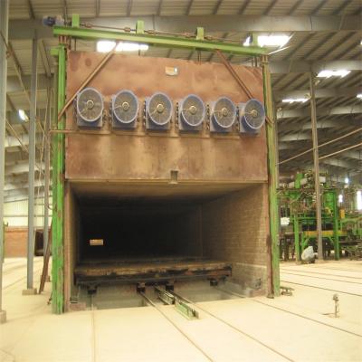 中国 組立て式に作られる120mの煉瓦製造工場の自動空の煉瓦機械を窯で焼きなさい 販売のため