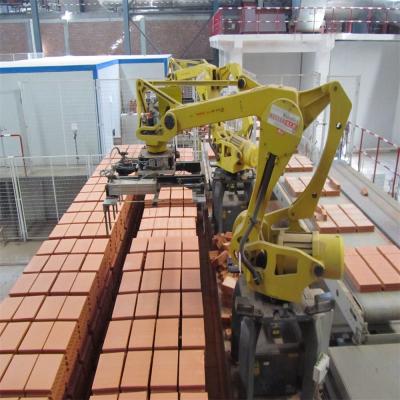 중국 그리퍼와 로봇 적층화 자동 벽돌 생산 기계 800 킬로그램 판매용