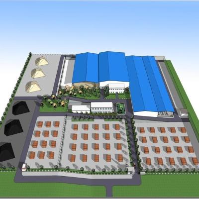 China Hohle Produktions-Anlage 310T Clay Brick Plant Fully Automated des Ziegelstein-100000 zu verkaufen