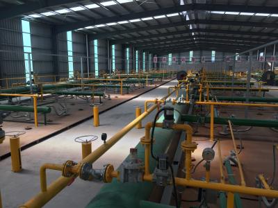 China Erdgas-Ziegelstein-brennende Maschinen-Hoffman-Brennofen-Ziegelstein-Produktionsanlage zu verkaufen