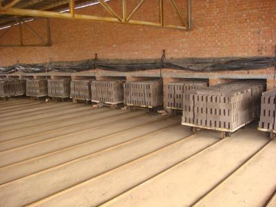 中国 部屋の乾燥を用いる燃焼煉瓦工場のための46/52台のゲートのホフマン炉のカート 販売のため